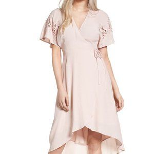 Astr Pink Wrap Dress Nordstrom